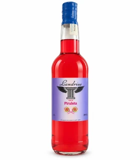 Botella de licor de piruleta Landrius de 70 cl