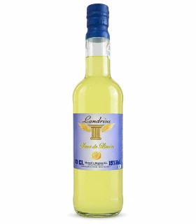 Botella de licor de limón Landrius de 70 cl