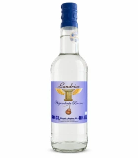 Botella de aguardiente blanca Landrius de 70 cl