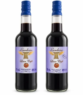Pack Landrius con licor café y licor café descafeinado