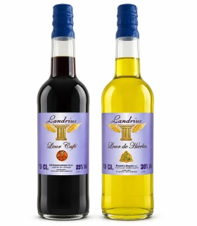 Pack Landrius con licor café y licor de hierbas
