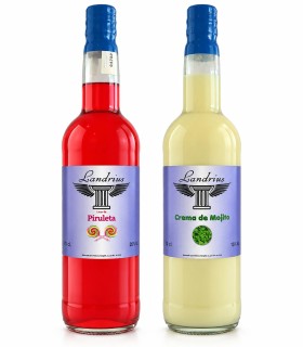 Pack Landrius con licor de piruleta y crema de mojito