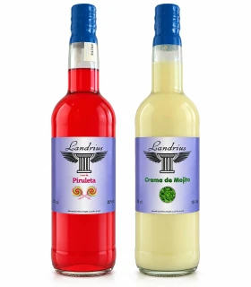 Pack Landrius con licor de piruleta y crema de mojito