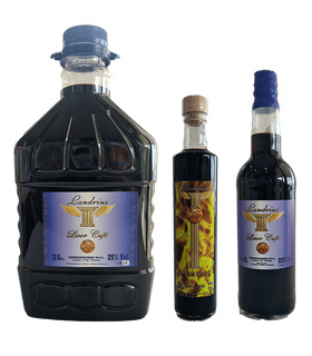 Licor café Landrius, aguardiente artesanal con café tostado